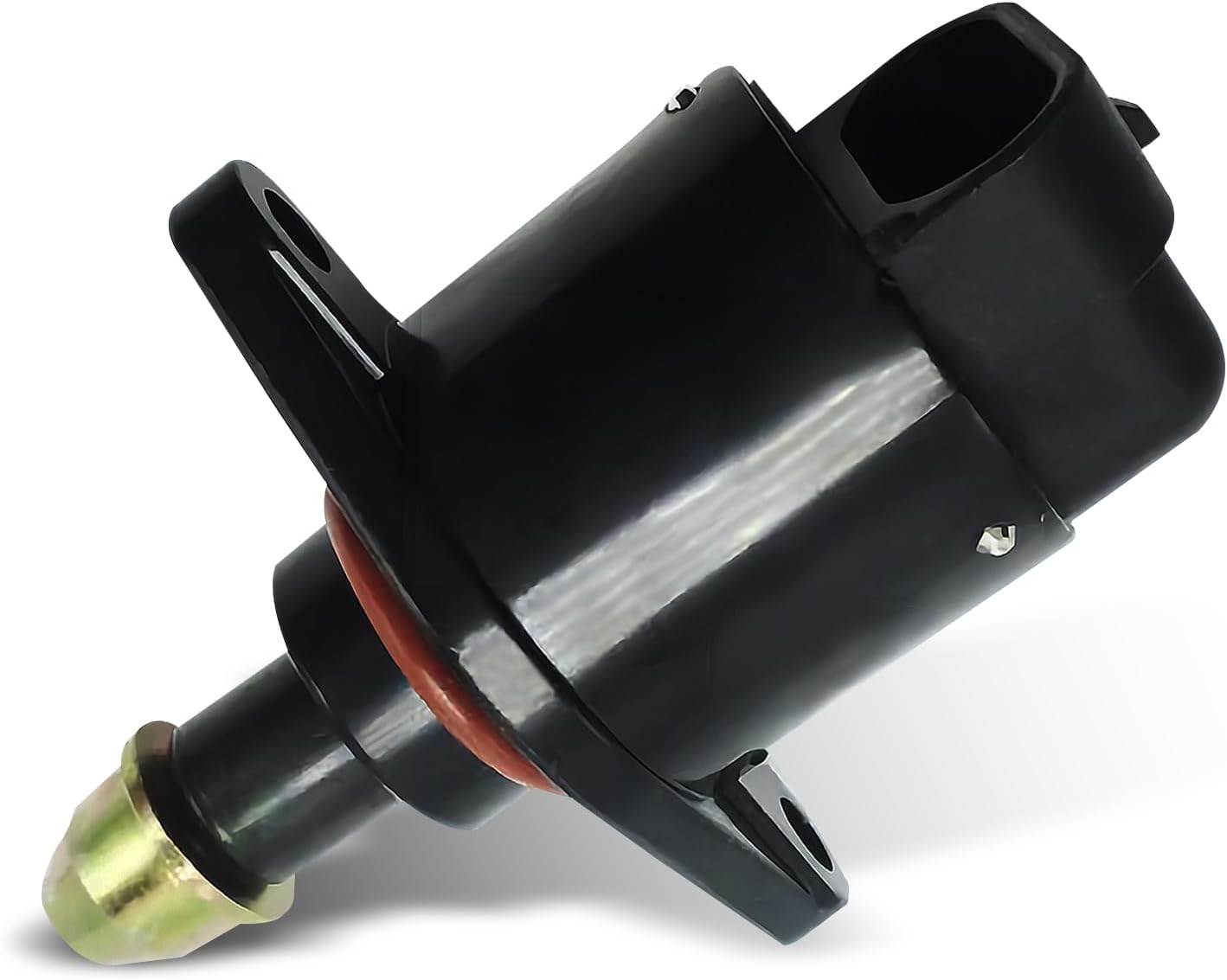 Car Idle Control Valve, Idle Motor Idle Air Control Valve for Unstable Idle/Unsmooth Acceleration, Throttle Stepper Motor Replacement 90380 10526, Compatible with King Kong Auto (Black)