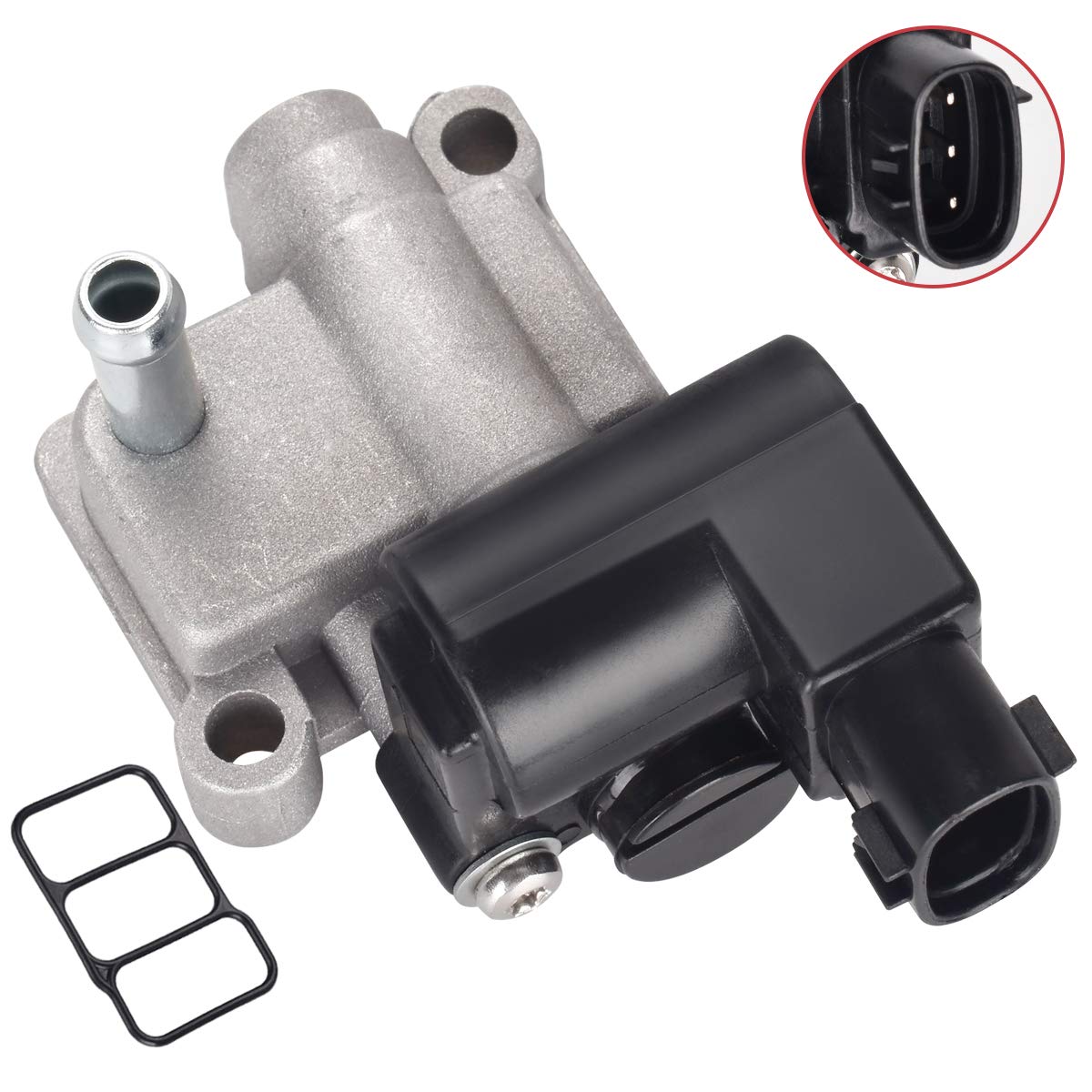 Idle Air Control Valve IACV IAC 16022P8AA03 for Honda Accord Odyssey Pilot CR-V Acura CL TL MDX V6 3.0L 3.2L 3.5L With Gasket