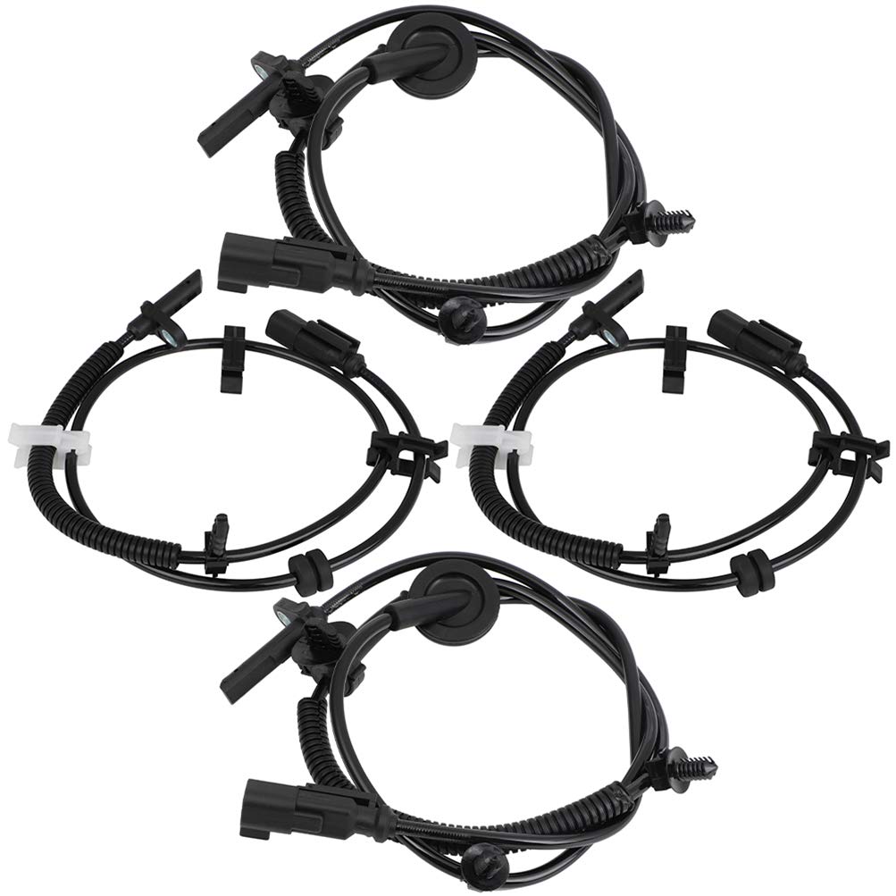 Left&Right&Front&Rear ABS Wheel Speed Sensor ABS Sensor fit for 2008-2016 for Buick Enclave 2008-2016 for Buick Enclave Set of 4