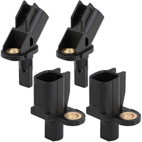 Left&Right&Front&Rear ABS Wheel Speed Sensor ABS Sensor fit for 2004-2013 for Mazda 3 2004-2013 for Mazda 3 Set of 4