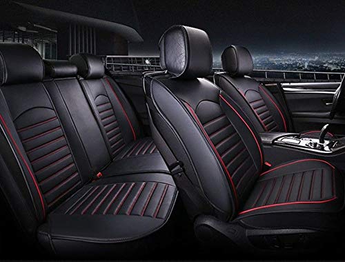 Luxurious Airbag Compatible Full Set Eco Pu Leather Leatherette Seat Car Seat Covers