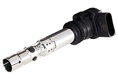 HELLA 5DA 193 175-911 Ignition Coil - 4-pin connector - Flush-Fitting Pencil Ignition Coils - Plugged