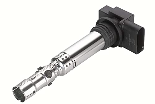 HELLA 5DA 193 175-901 Ignition Coil - 4-pin connector - Flush-Fitting Pencil Ignition Coils - Plugged