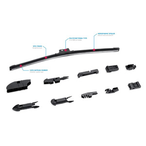 MULTI-FIT Flat Wiper blade