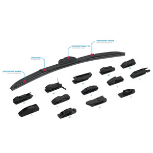 MULTI-FIT HYBRID Wiper blade