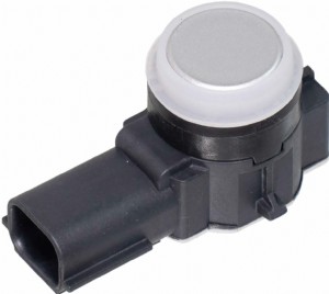 795159-Silver Painted Parking Aid Assist Backup Reverse PDC Sensor Fits All Positions In Front or Rear Bumper On Select 2014-2019 GM Vehicles (See Description; Replaces 23428268, 52050134)