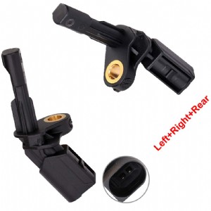 Rear Left Right ABS Wheel Speed Sensor ABS Sensor Brake Sensor Fit for A3/A3 Quattro/TT, for VW Jetta/Beetle/Passat/Tiguan/Golf/GTI/Passat/R32 ALS468 ALS469 Set of 2