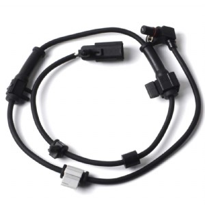 ABS Sensor, Front ABS Wheel Speed Sensor Replacement for 2002-2009 Chevy Trailblazer, GMC Envoy, 2002-2004 Oldsmobile Bravada, 2005-2009 Saab 9-7x 15158254