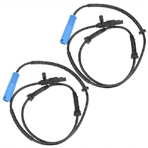 2x ABS Sensor Raddrehzahlfhler 2-Polig Hinten Links Rechts Hinterrad fr 5er Touring E39 520 525 528 530 540 1999-2004 34526756377