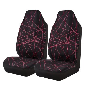 -Universal Wetsuit Waterproof Neoprene Front Car Seat Covers, Airbag Compatible,Fit for Car,Truck,SUV,sedans,Sporty Design(2 Front seat,Black and Red)