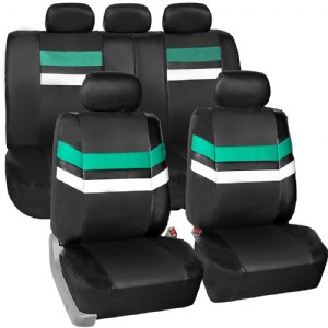 Leather Full Set Seat Covers Mint Airbag Safe PU006MINT115 & Split Bench Ready