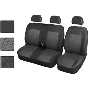Carpendo Sitzbezge Auto 1+2 Transporter Autositzbezge Schonbezge Vorne mit Airbag System - Elegance P3